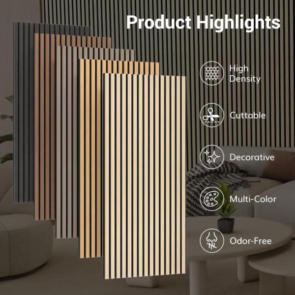 Slatted Acoustic Wall Panel